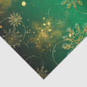 グリーンと金ゴールドクリスマスウィンターワンダーランド 薄葉紙 (詳細)