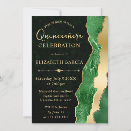 グリーンと金ゴールドグラムティアーズ《写真》ぼけ味キンセアニェラ 招待状