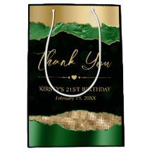 グリーンと金ゴールドグラムティアーズ《写真》ぼけ味バースデーパーティー