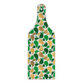 グリーンと金ゴールドグリッターフェスティバルパターン融合 カッティングボード (正面)