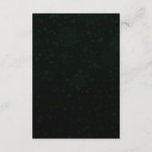 グリーンと金ゴールドグームの結婚涙の願い井戸 エンクロージャーカード (裏面)