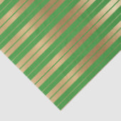 グリーンと金ゴールドストライプシリーズデザイン6 薄葉紙 (詳細)