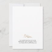 グリーンと金ゴールドマウンテンエロペメントのお知らせ 招待状 (裏面)