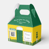 グリーンと金ゴールド木製サイン不動産仲介業者オープンハウス フェイバーボックス (裏面サイド)