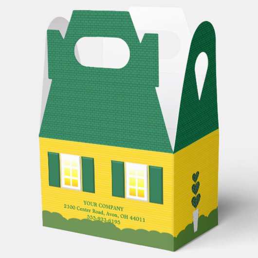 グリーンと金ゴールド木製サイン不動産仲介業者オープンハウス フェイバーボックス (オープン)