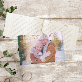 グリーンと金ゴールド結婚の写真 ゲストブック