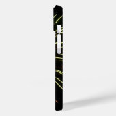 グリーンと金ゴールド花火ホリデーお祝い Case-Mate iPhoneケース (裏面 / 左)