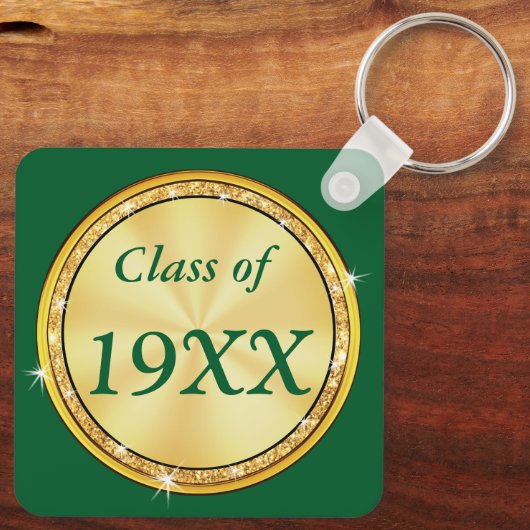 グリーンと金ゴールド、高校の懇親会はアイディアを好む。 キーホルダー (裏面)