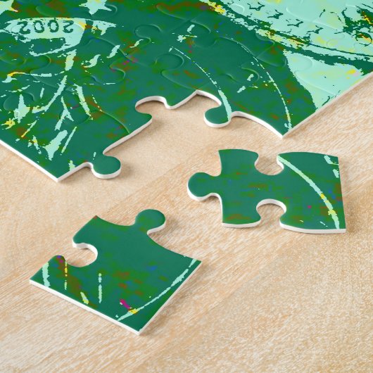 グリーンなお金 ジグソーパズル (側面)