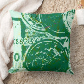 グリーンなお金 腰枕 クッション (ブランケット)