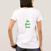 グリーンになろう ファッションTシャツ Tシャツ (裏面)