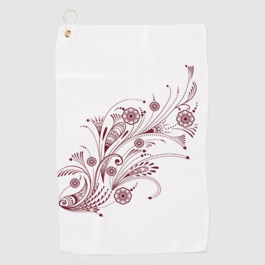 グリーンに新鮮な滞在：最高評価のゴルフタオル ゴルフタオル (正面)