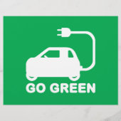グリーンに行こう 〜 電気自動車を運転しよう チラシ (裏面)