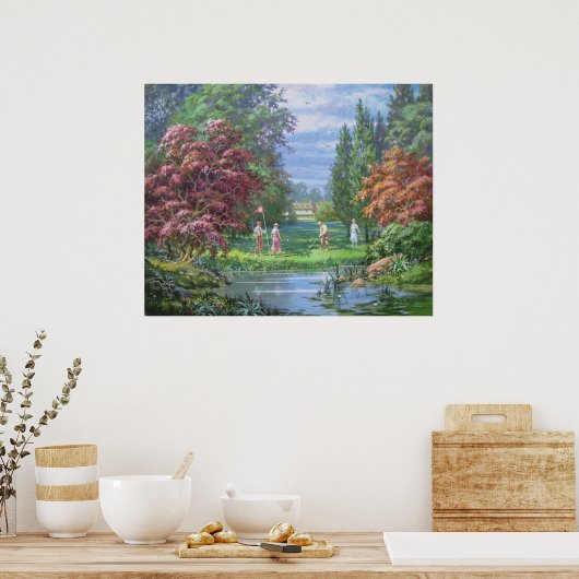 グリーンに ポスター (キッチン)