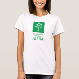 グリーンに「SRC Alum」T型にフィット Tシャツ