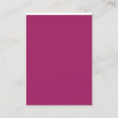 グリーンのあるサマウェディング　ご招待 名刺 (正面)