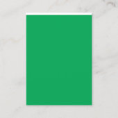 グリーンのあるサマウェディング　ご招待 名刺 (正面)