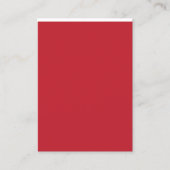 グリーンのあるサマーのウェディング・招待状 名刺 (正面)