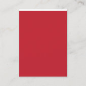 グリーンのあるサマーのウェディング・招待状 名刺 (正面)