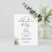 グリーンのお別れ会 記念 招待状 (スタンド正面)