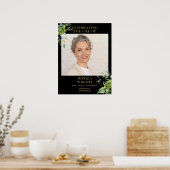 グリーンのお別れ フォトサイン 生涯の祝い ポスター (キッチン)