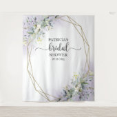 グリーンのウェディングシャワー背景写真プロップ タペストリー (正面)