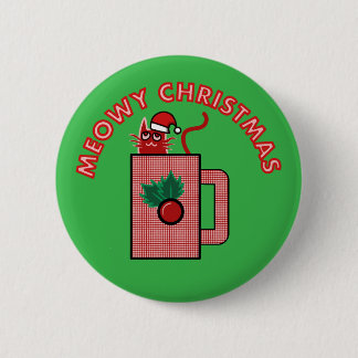 グリーンのクリスマスコラボ ピン ネコ