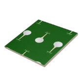 グリーンのゴルフボールパターン タイル (側面)