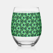 グリーンのシンフォニー ステムなしワイングラス (裏面)