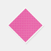 グリーンのシームレスなヴィンテージ ダマスク柄 スタンダードカクテルナプキン (角)