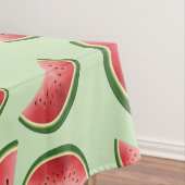グリーンのスイカ果実模様 テーブルクロス (インサイチュ)