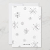 グリーンのスターバースト1写真ホリデーカード シーズンカード (裏面)