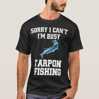 グリーンのストライプの魚の水彩画 Tシャツ