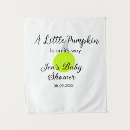 グリーンのネオンポンプキン　リトルパンプキンがやってくる タペストリー