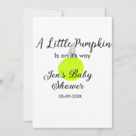 グリーンのネオンポンプキン　リトルパンプキンがやってくる 招待状