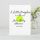 グリーンのネオンポンプキン　リトルポンプキンがやってくる 招待状 (スタンド正面)