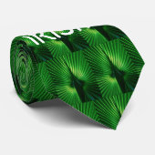 グリーンのネクタイを着用する ネクタイ (ロール)