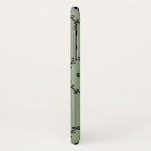 グリーンのバロック壁紙 Case-Mate iPhoneケース (裏面/左)