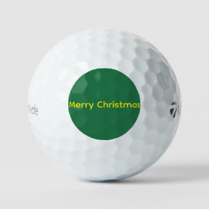 グリーンのメリークリスマス ゴルフボール