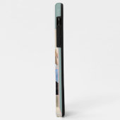 グリーンのモノグラム入り7枚フォトコラージュ Case-Mate iPhoneケース (裏面/左)