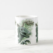 グリーンのラプター コーヒーマグカップ (中央)