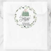 グリーンの冒険スーツケース 飛行中のスナック お土産 ラウンドシール (バッグ)