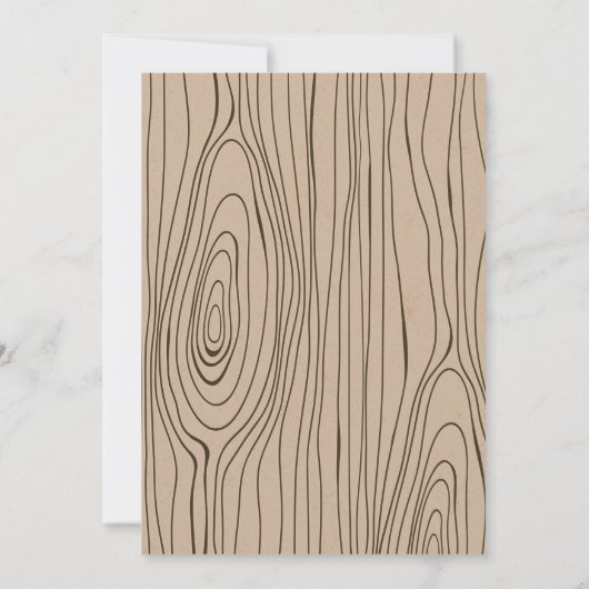 グリーンの動物園パーティテーマの招待状 招待状 (裏面)