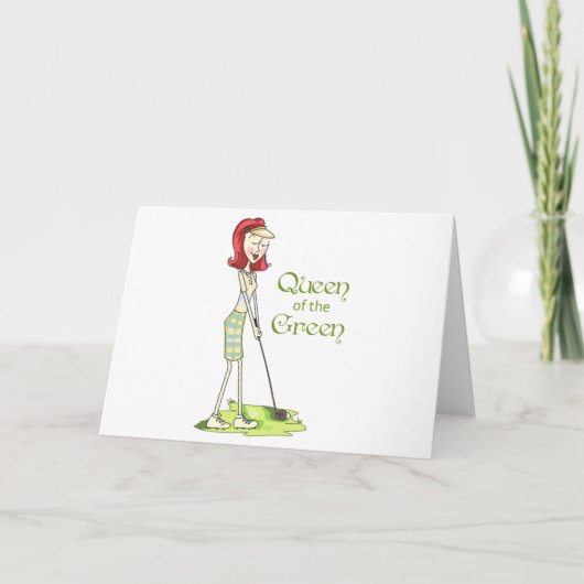 グリーンの女王 カード (正面)