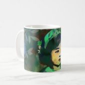 グリーンの少女 コーヒーマグカップ (正面左)