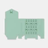 グリーンの弓柄 フェイバーボックス (折り畳みなし)