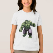 グリーンの強いTシャツ トライブレンドTシャツ (正面)