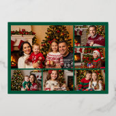 グリーンの惑星地球で大きな喜び，金ゴールド 箔シーズンカード (裏面)