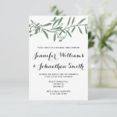 グリーンの枝のリハーサルディナー招待状 招待状 (スタンド正面)