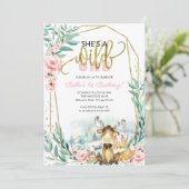 グリーンの森 彼女は野生の子 初誕生日 招待状 (スタンド正面)